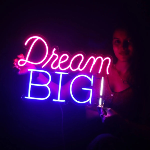 Dream Big Neon Light Sign