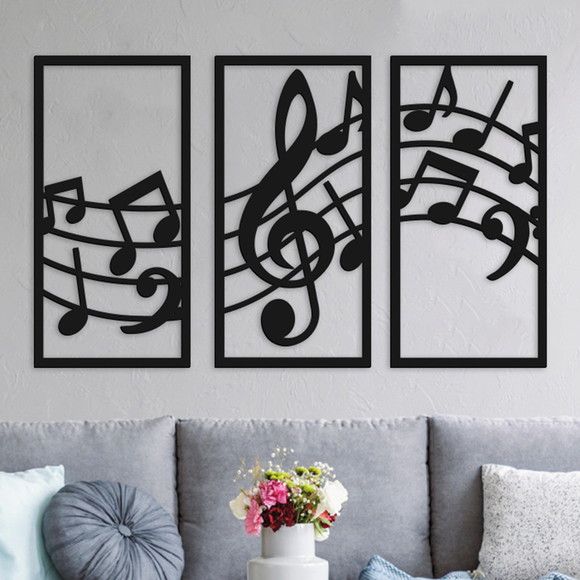Music Instruments Design Acrylic For Wall Decor