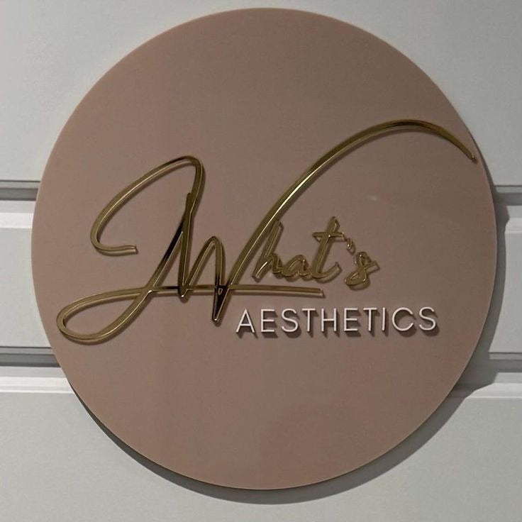 Round Acrylic Name Board - Customization Available