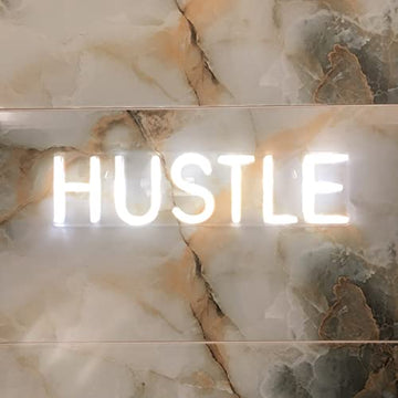 HUSTLE LED Neon Sign