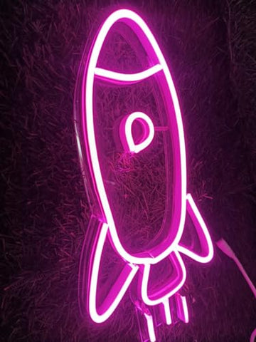 Rocket Neon Sign/Lights