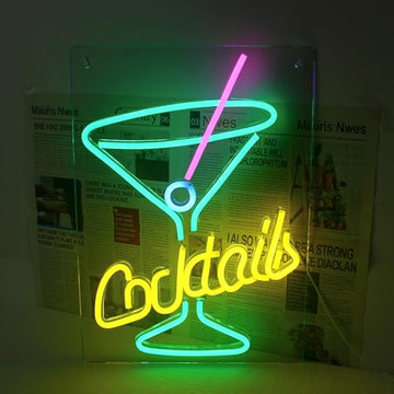Cocktails Neon Sign