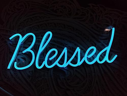 Blessed  Neon Light (Ice Blue)