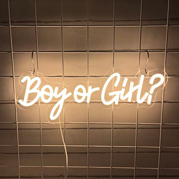 Boy or Girl Neon Sign