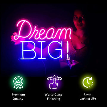 Dream Big Neon Light Sign