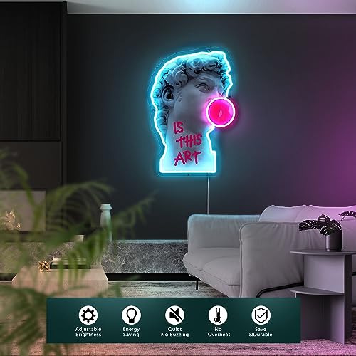 David Art Uv Print Neon Light Signs