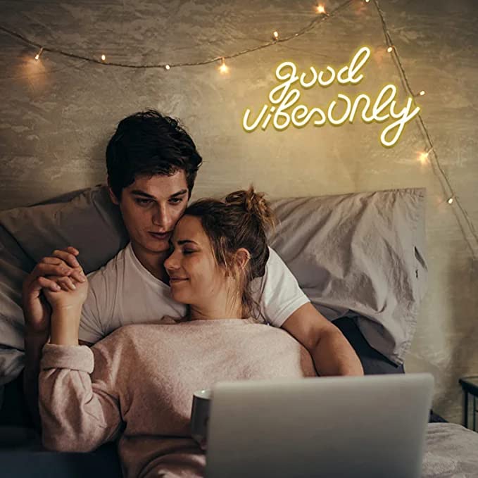 Good Vibes Only Neon Signs (Warm White)