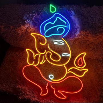 Ganesh Ji Neon Sign/Lights