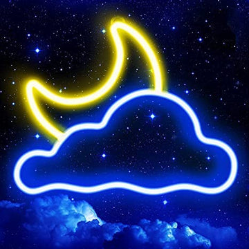 Cloud and Moon Led Neon signs