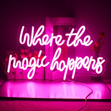 Where The Magic Happens Neon Sign