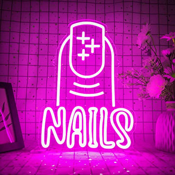 Nails Neon Sign Nail Neon Sign