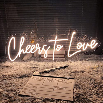 Cheers to Love Neon Sign