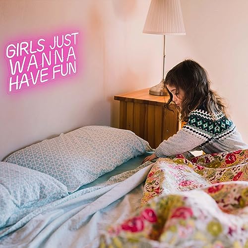 Girls Just Wanna Have Fun Neon Sign