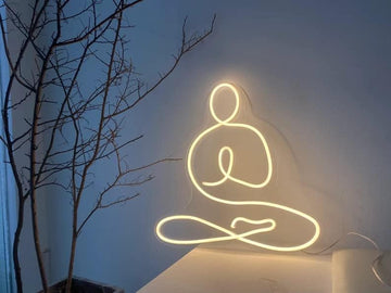 yoga led neon sign