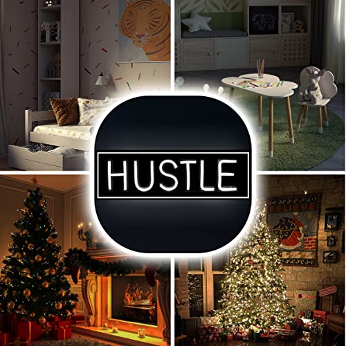 HUSTLE LED Neon Sign