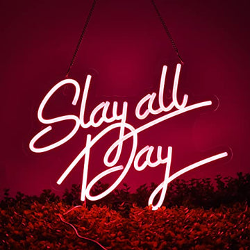 Slay All Day Neon Sign for Wall Décor