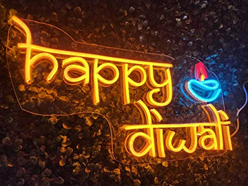 Happy Diwali Neon