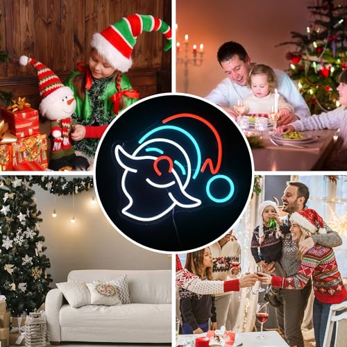 Santa Claus Neon Sign - Size