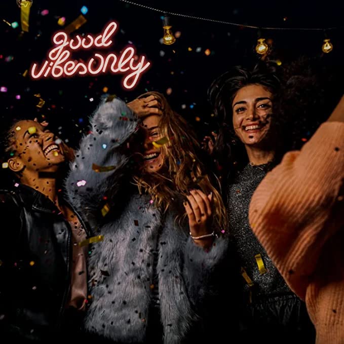 Good Vibes Only Neon Signs (Red)