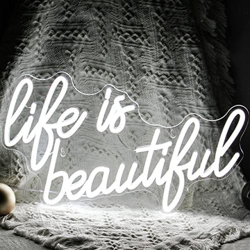 Life is Beautiful Neon Signs