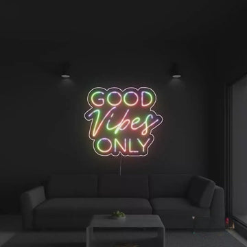 Good Vibes Only Neon Sign FloRo