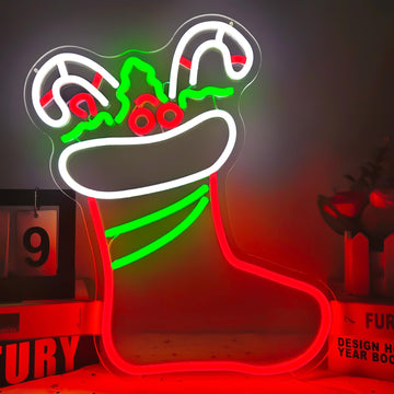 Christmas Stocking Neon Sign