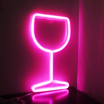 Wine Glass Neon Signs