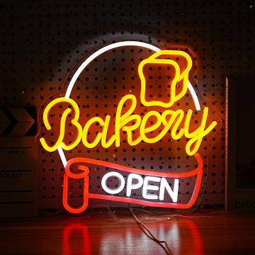 Bakery Open Neon Sign