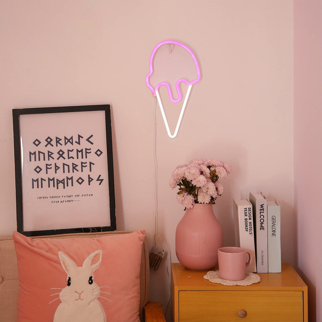 Ice Cream Signs Neon Lights