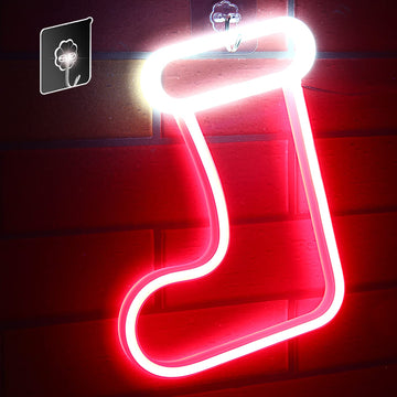 Christmas Stocking Neon Signs