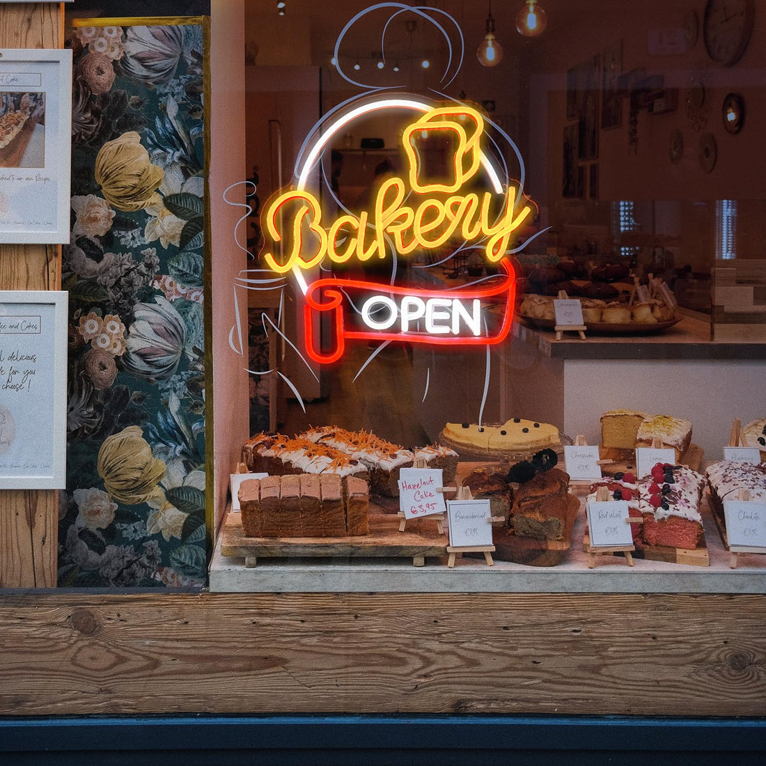 Bakery Open Neon Sign