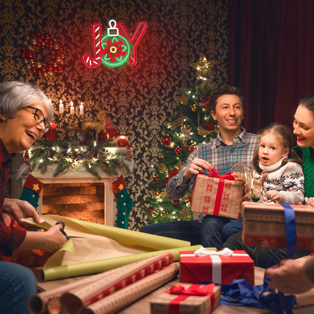 Christmas Joy Neon Sign