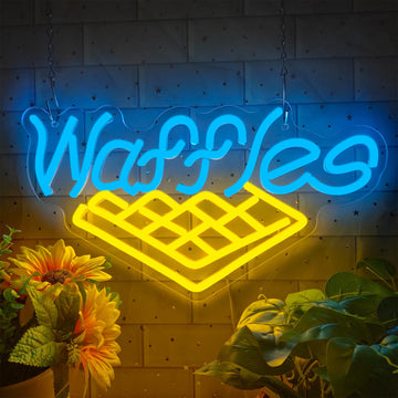 Waffles Neon Signs