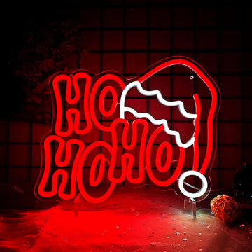 Merry Christmas Neon Sign - HOHOHO LED Neon Sign
