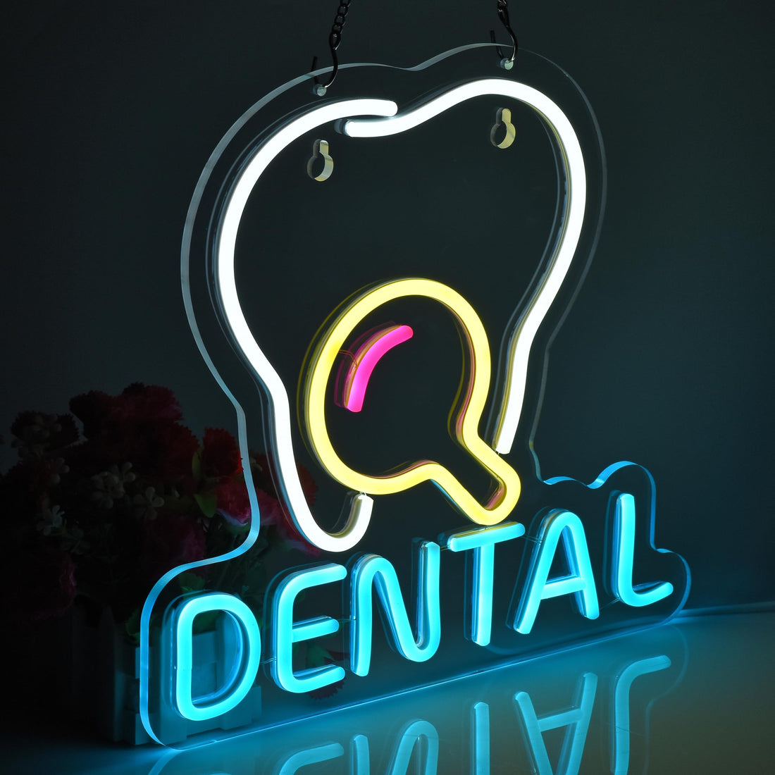 Dental Neon Sign Tooth