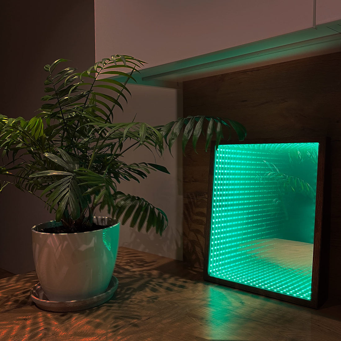 LED Infinity Mirror, 3D Tunnel Mirror, Light Portal, Infinity Light, Gaming Lamp, Wall Hanging