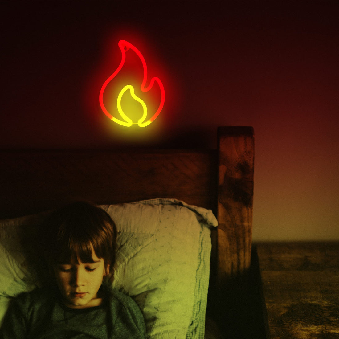 Flame Neon Sign