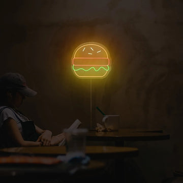 Burger Neon Sign