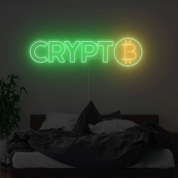 Crypto Neon Sign