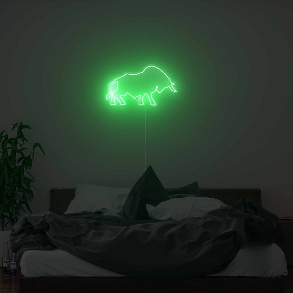 Bull Neon Sign
