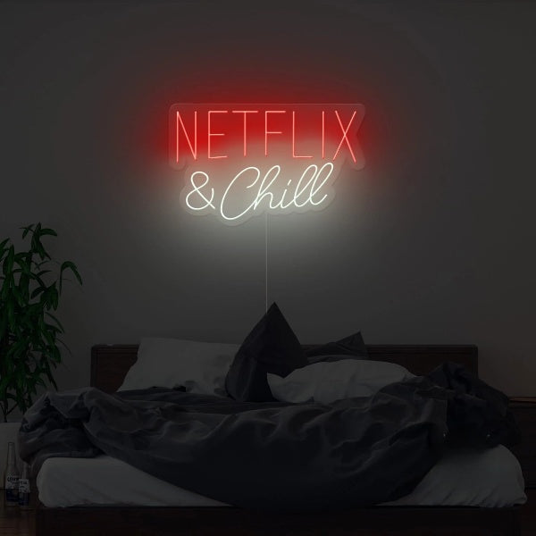 Netflix And Chill Neon Sign