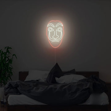 Dali Mask Neon Sign