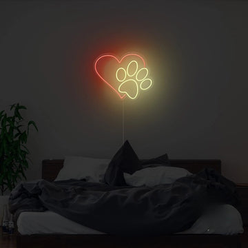 Paw Neon Sign
