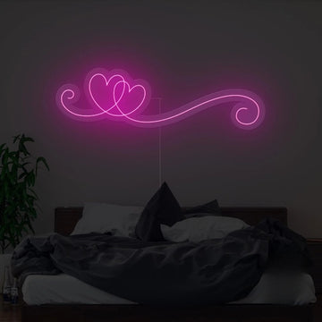 Hearts Neon Sign