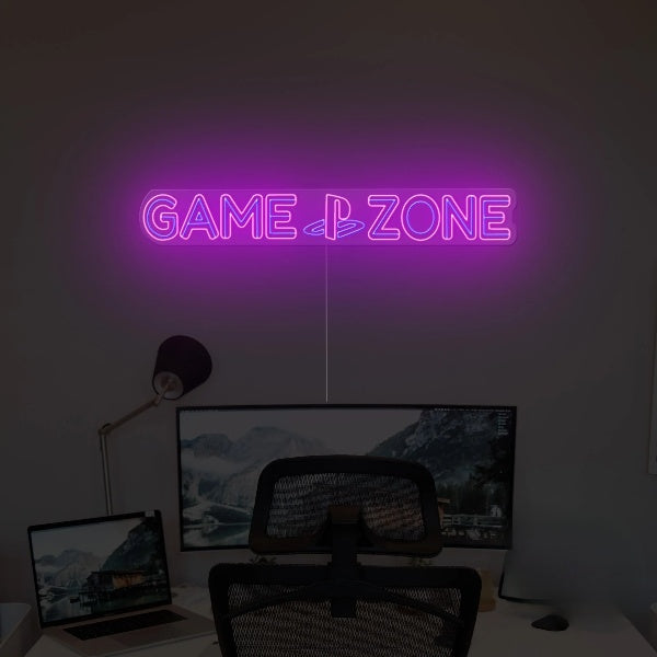 Playstation Game Zone Neon Sign