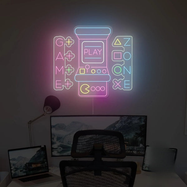 Game Station Neon Sign