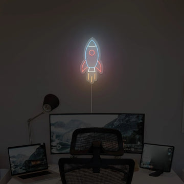 Rocket Neon Sign