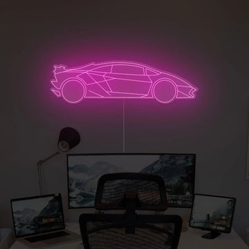 Lamborghini Car Neon Sign