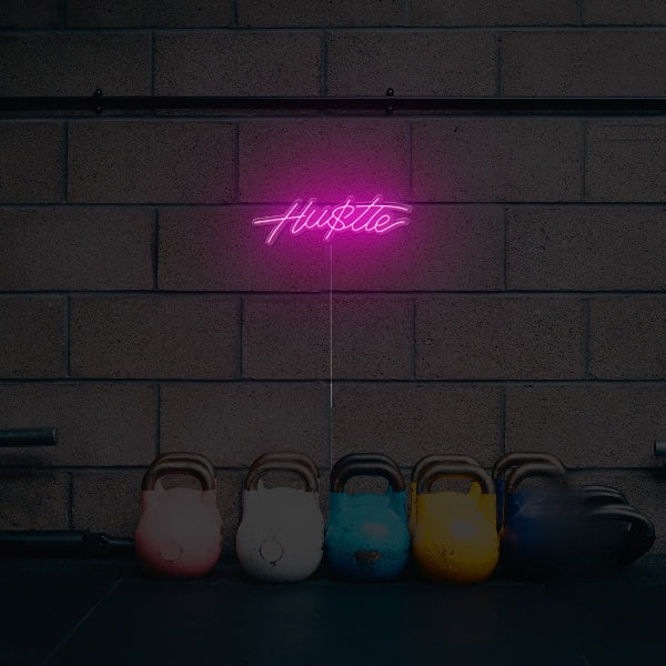 Hustle Neon Sign
