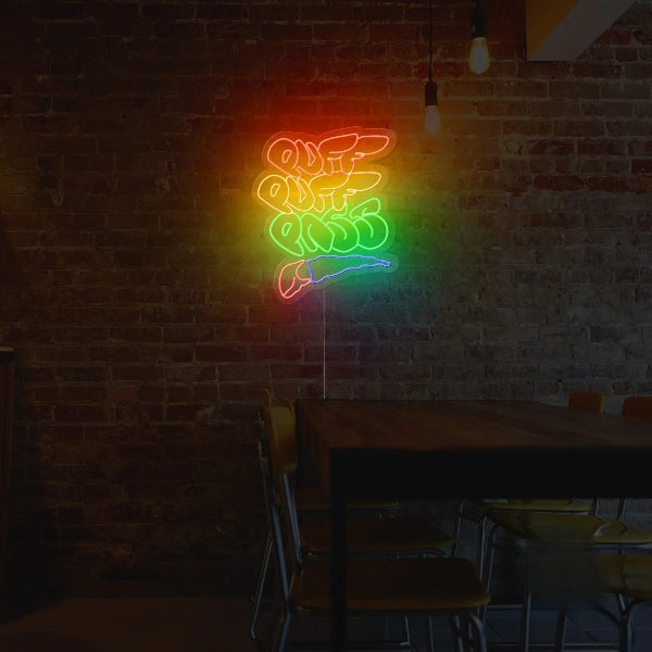 Puff Puff Pass Neon Sign